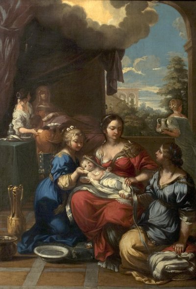 The Birth of the Virgin by Pietro da Cortona